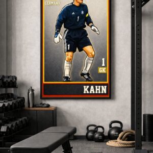 Oliver Kahn Iconic Football Artwork – The Guardian of the Goal