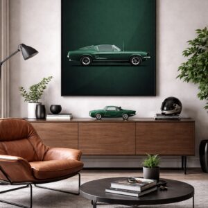Mustang GT 390 – Classic American Muscle Art Print