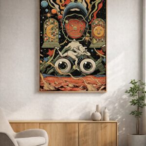 Cosmic Vision – Psychedelic Surreal Art Print