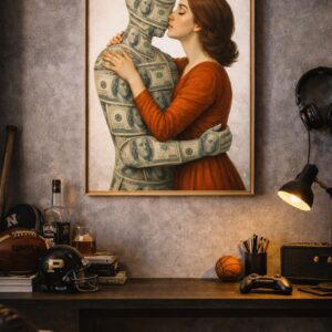 Love of Money – Surreal Conceptual Wall Art Print