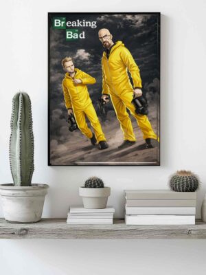 Breaking Bad – Iconic Duo Illustration Art Print