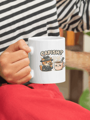 Capish? Mafia Cat Funny Mug – Gangster Coffee Cup