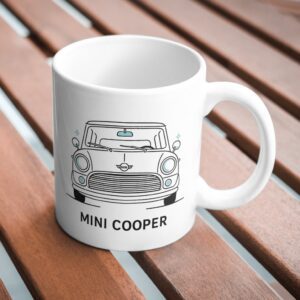 Mini Cooper Classic Mug – Vintage Compact Car Design