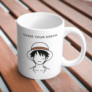 Chase Your Dream – Straw Hat Silhouette Mug