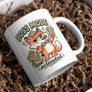 Boss Mode Activated – Money Fox Mug