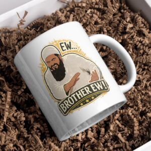 Brother Ew Funny Reaction Mug – Meme Style Humor Cup