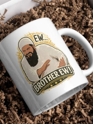 Brother Ew Funny Reaction Mug – Meme Style Humor Cup