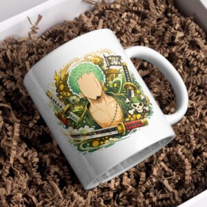 Anime Swordmaster Warrior Ceramic Coffee Mug