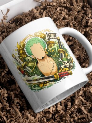Anime Swordmaster Warrior Ceramic Coffee Mug