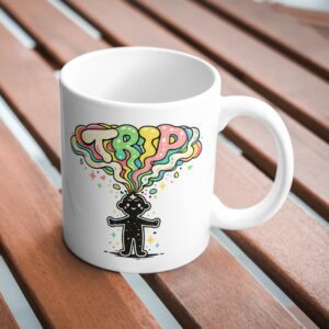 Trip Mind Explosion Mug – Psychedelic Brain Art