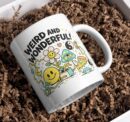 Weird and Wonderful Mug – Retro Pop Surreal Art