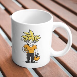 Super Saiyan Football Hero Mug – Anime Sports Warrior
