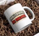 Small Boobs Big Dreams Bold Typography Mug