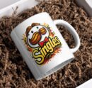 Singles Mustache Logo Retro Mug