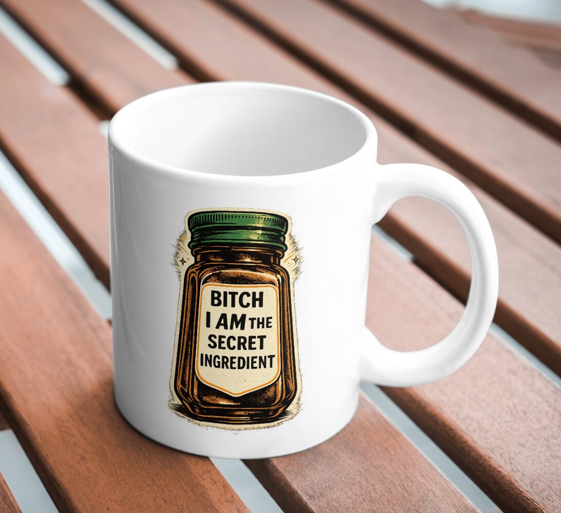 Secret Ingredient Jar Humor Mug