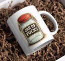 Jar of Fucks Funny Mug – Zero Left to Give Cup