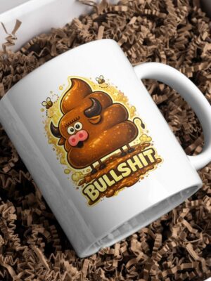 Bullshit Mug – Savage Humor Coffee Cup