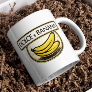 Dolce & Banana Funny Parody Banana Mug