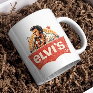Elvis Retro Rock Mug – Vintage King of Rock Design