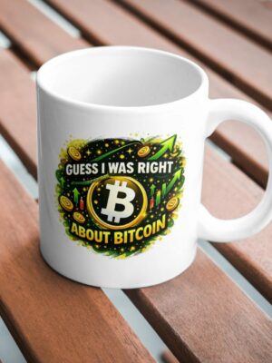 Guess I Was Right About Bitcoin Ceramic Mug