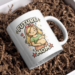Future Mom Cute Pregnancy Mug – Baby Shower Gift Cup