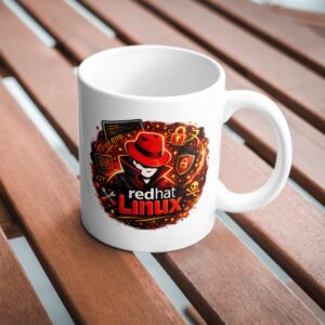 Red Hat Linux Hacker Ceramic Coffee Mug