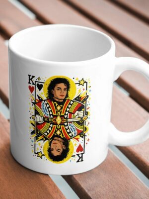 King of Hearts Pop Star Mug – Iconic Card Art Design