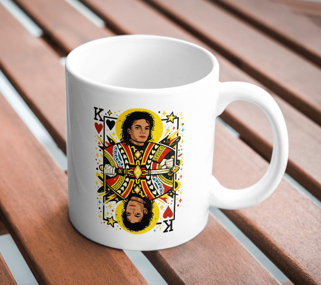 King of Hearts Pop Star Mug – Iconic Card Art Design