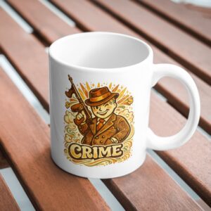 Crime Vintage Gangster Mug – Retro Mob Boss Aesthetic Coffee Cup