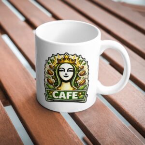 Coffee Queen Mug – Royal Café Lover Design