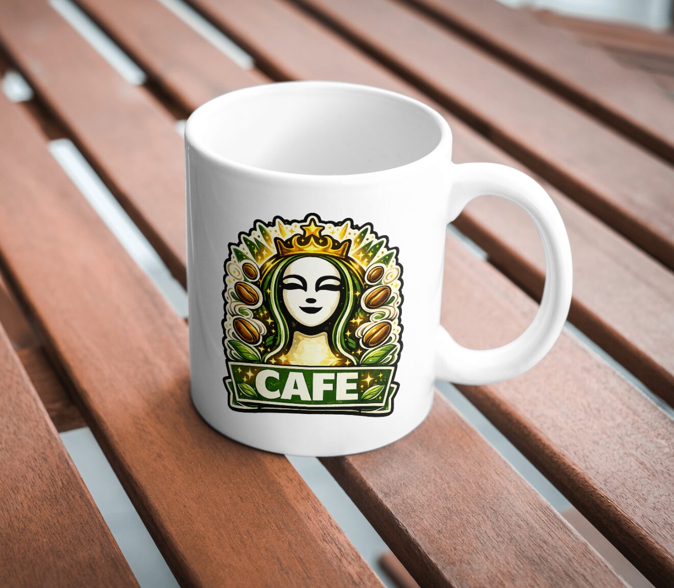 Coffee Queen Mug – Royal Café Lover Design