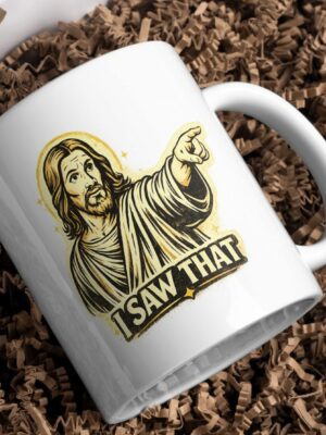I Saw That Jesus Meme Mug