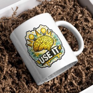 Use It Brain Mug – Creative Intelligence Coffee Mug
