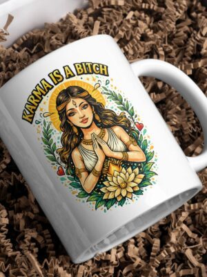 Karma Is a Bitch Divine Lotus Mug
