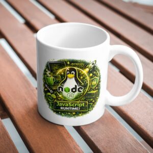Node.js JavaScript Runtime Mug – Backend Developer Coffee Cup