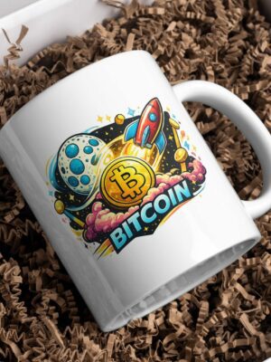 Bitcoin To The Moon Mug