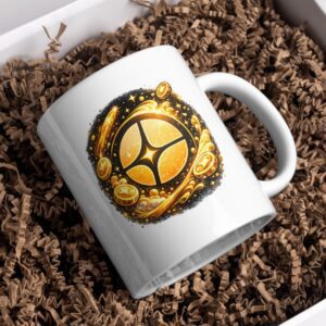 Aster Crypto Mug – Premium Bitcoin & Blockchain Coffee Cup for Crypto Traders and Investors