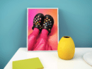 Jeweled Crocs – Bold Fashion Footwear Pop Art Wall Print