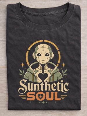 Synthetic Soul Retro Robot Graphic Tee
