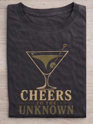 Cheers To The Unknown Cocktail Graphic Tee
