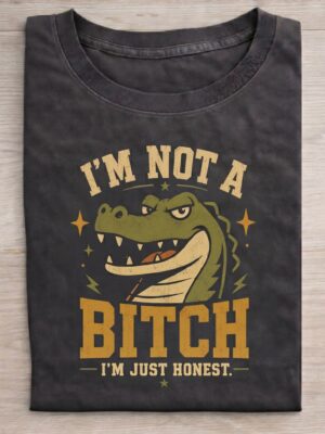 Blunt Alligator Honest Attitude Graphic Tee