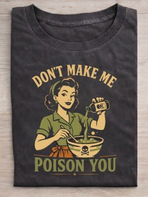 Poison Kitchen Dark Humor Vintage Graphic Tee