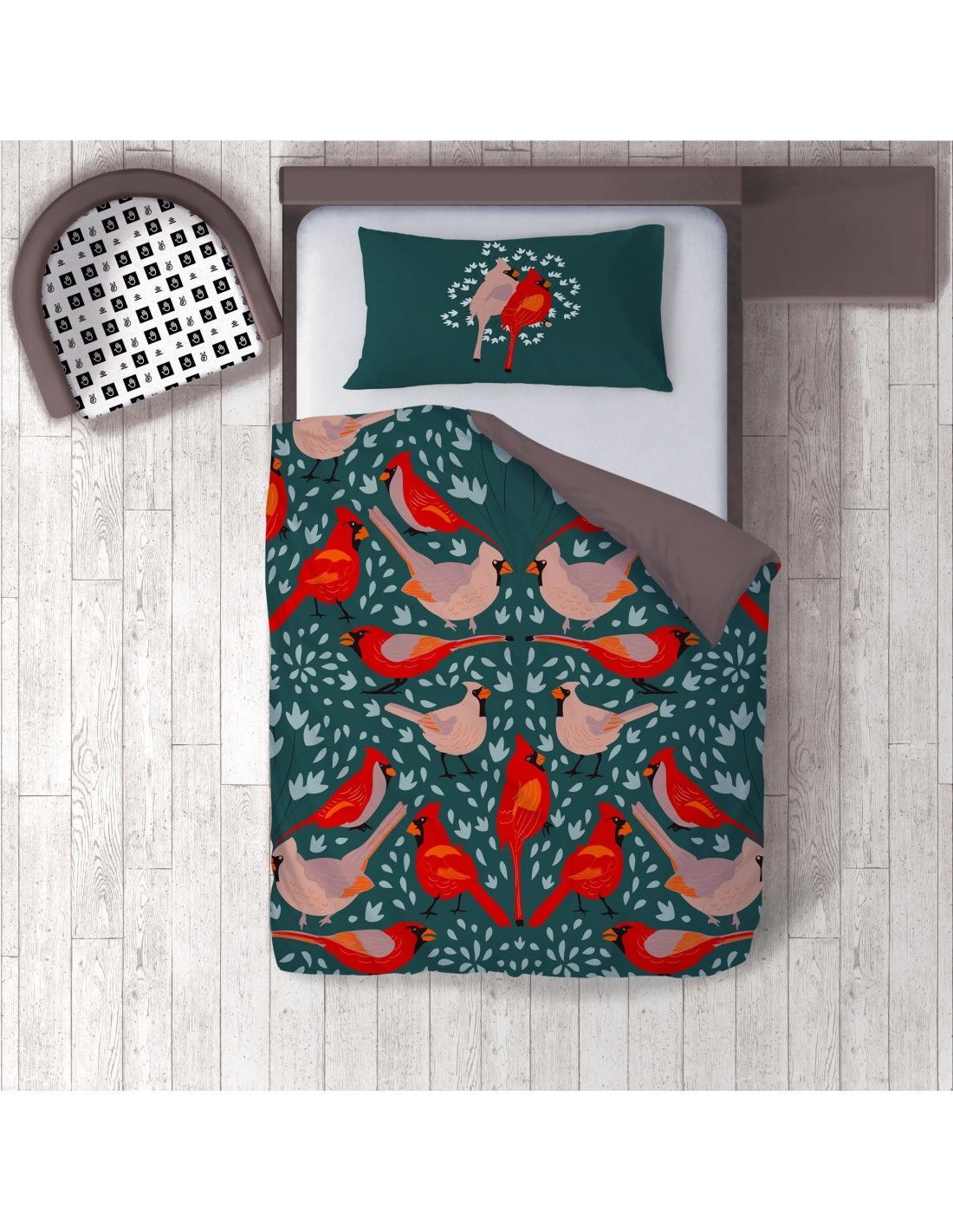 Birdy - Couette une place et demi + Taie