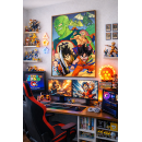 Dragon Ball Z Team Wall Art Print – Goku, Piccolo & Z Fighters | Classic Anime Action Artwork