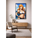 Nami – One Piece Anime Beach Art Print