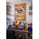 Monkey D. Luffy Wanted Poster – One Piece Anime Wall Art Print | Yonko Bounty Pirate Artwork