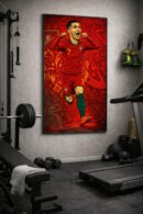 Cristiano Ronaldo Iconic Football Artwork – Relentless Will to Win