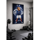 Kylian Mbappé Iconic Football Artwork – Modern Power Portrait