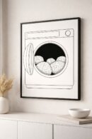 Luxury Conceptual Line Art Wall Print – Premium Minimalist Illustration Artwork, Gallery-Style Modern Decor with Surreal Design