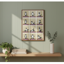 Yoga Cat Art Print, Funny Cartoon Wall Poster, Cute Relaxing Cat Illustration, Humorous Home or Yoga Room Decor, Digital Download